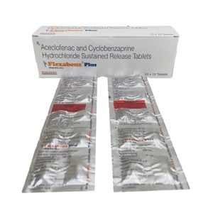 Flexabenzplus 15mg cyclobenzaprina and 200mg aceclofenac